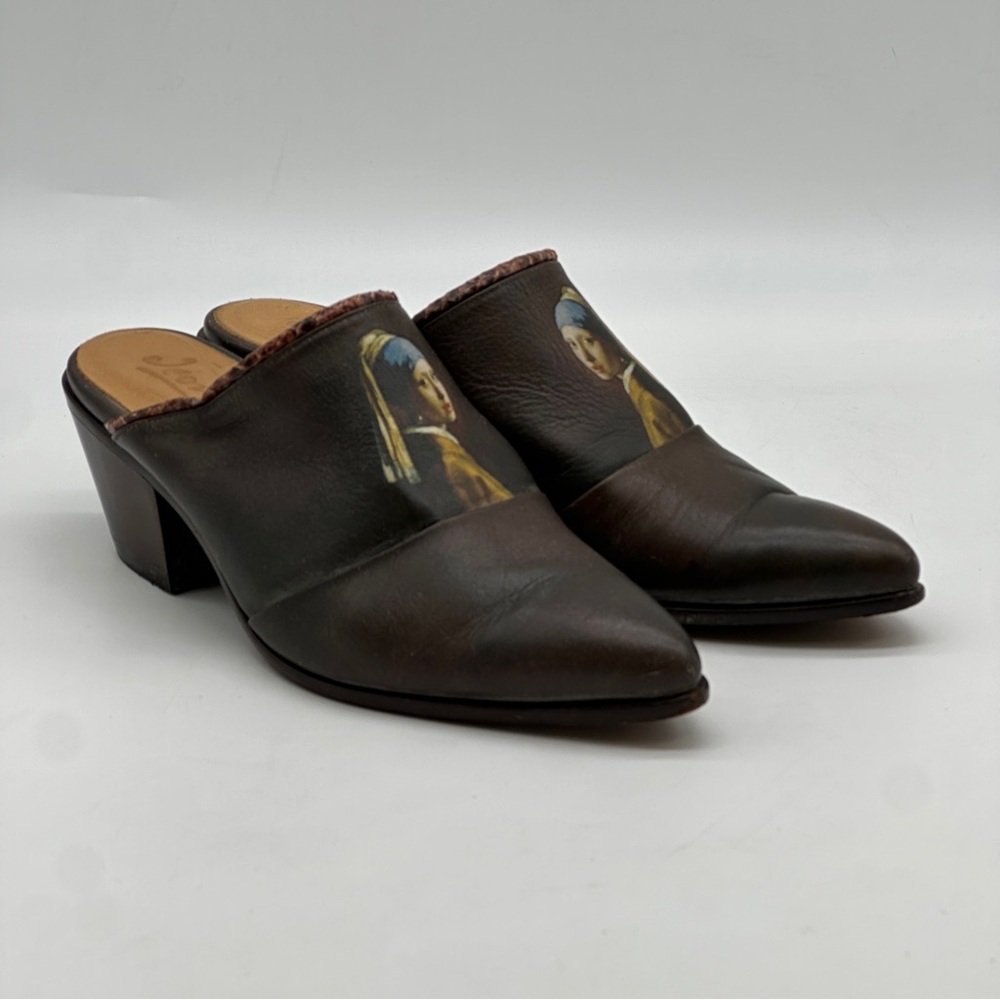 Icon Leather Mules. Size 7.5 - Picture 8 of 11